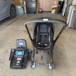 Evenflo Dual Ride Shyft Stroller Car seat Travel System