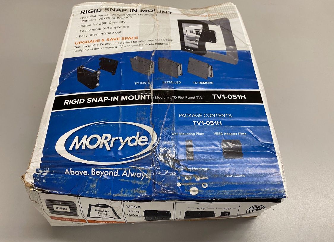 MORryde Rigid Snap-in TV Mount For RV