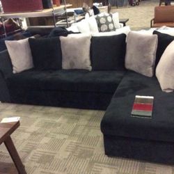 New Black And Gray Or All Black Super Comfy Sectional Sofa Couch *BEST SELLER*