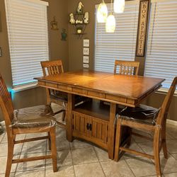 Bar Height Dining Room Table