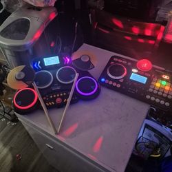 Kidi Star Dj Mixer And Drum Set 