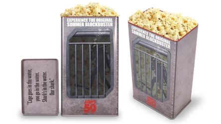 Jaws 50th Anniversary Diver Cage Popcorn Bucket Tin