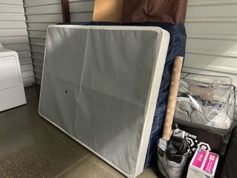 Full box spring and mattress