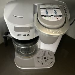 Keurig With Coffee Pot. 