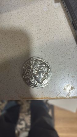 Ancient Greek Style Silver Coin Replica