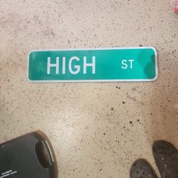 NYS "HIGH ST" STREET SIGN 