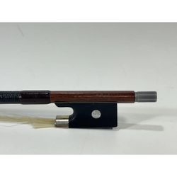 Vintage Rare Karl Beck 4/4 Violin Bow Silver Mounted with Mother-Of-Pearl Slide