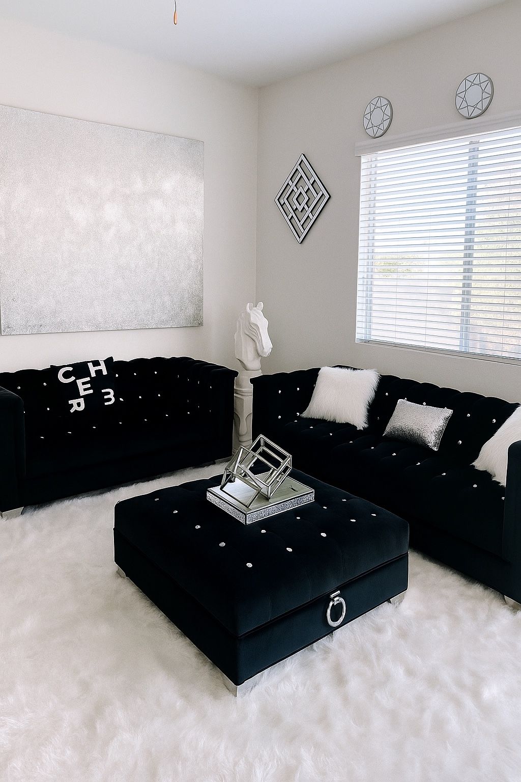Coaster Velvet Sofa Set Like New 