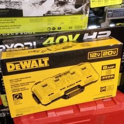 DEWALT 20V MAX/12V MAX MULTI- PORT SIMULTANEOUS FAST CHARGER 8 AMP (TOOL ONLY)