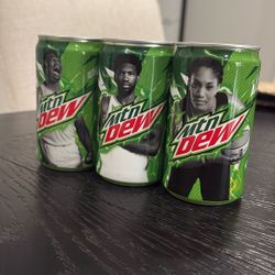 Collectibles basketball 2020 Mtn dew Cans