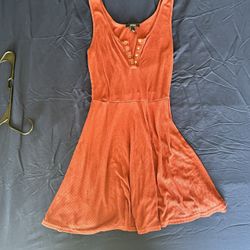 Rust Color Sun Dress
