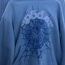 Authentic Blue Sp5er Hoodie 