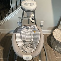 Graco DuetConnect Deluxe Multi Direction Baby Swing and Bouncer 