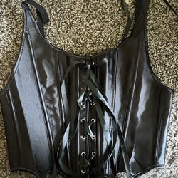 Forest Ink Black Corset
