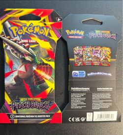 4 Pokémon TGC Booster packs . Chaos rising and Pitch Black.