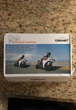 Carchet Bluetooth Intercom Headset Single Unit