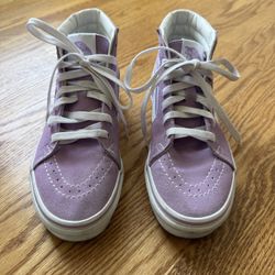 Youth Vans Lavender High Tops