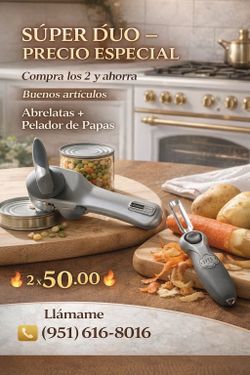 DÚO. ABRELATAS Y PELADOR.