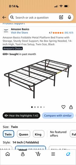 Twin Foldable Cot