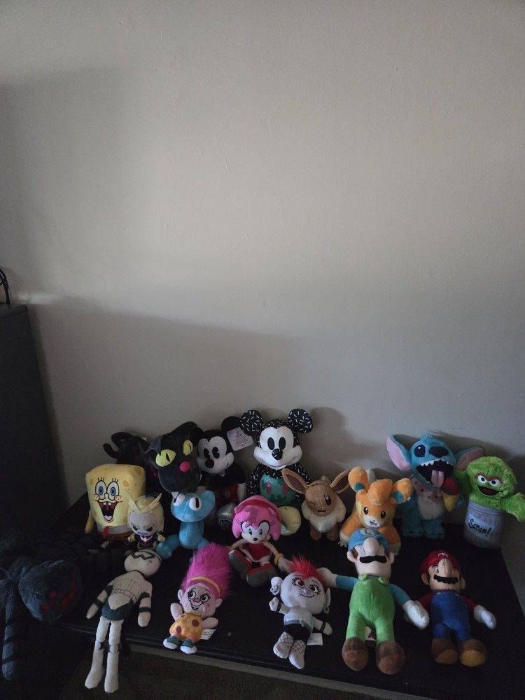 Stuffed Animals - Plush - $10 Each