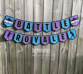 Fortnite Birthday Party Banner - Fortnite Battle Royale