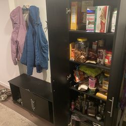 Free cabinetry - pantry and bench