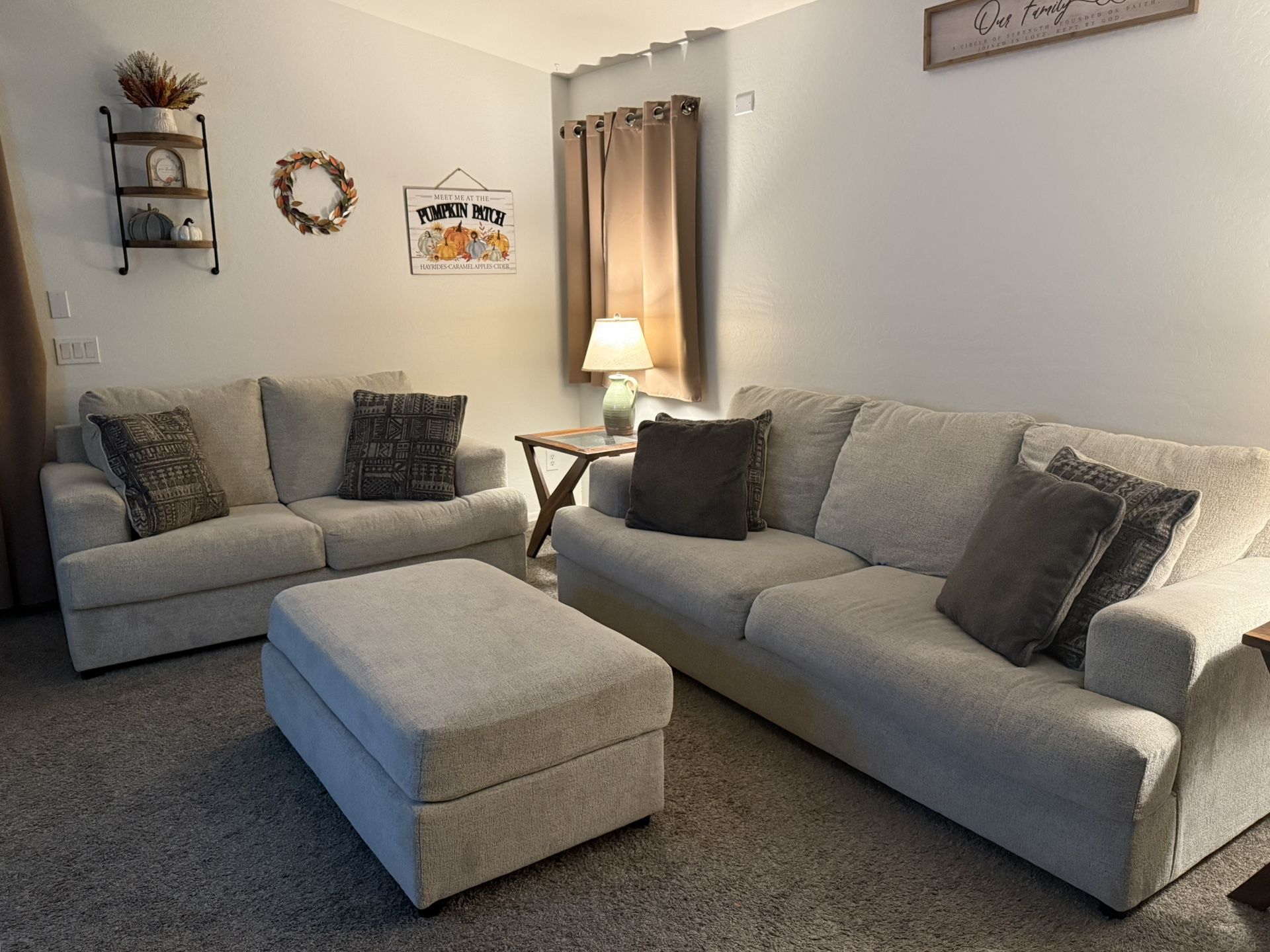 Couch/Sofa, Loveseat, & Ottoman