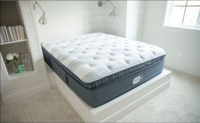 like New Queen Size Beautyrest Platinum 3x BackCare Luxury Mattress