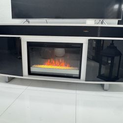 Electric Fire Place/tv Stand