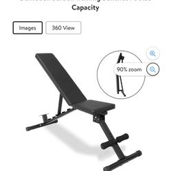 Weight Bench Adjustable Utility Dumbbell Barbell Training Benches 700lbs Capacity