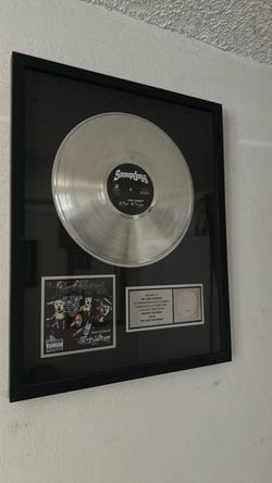 Snoop Dogg No Limit Top Dogg Platinum Record Award
