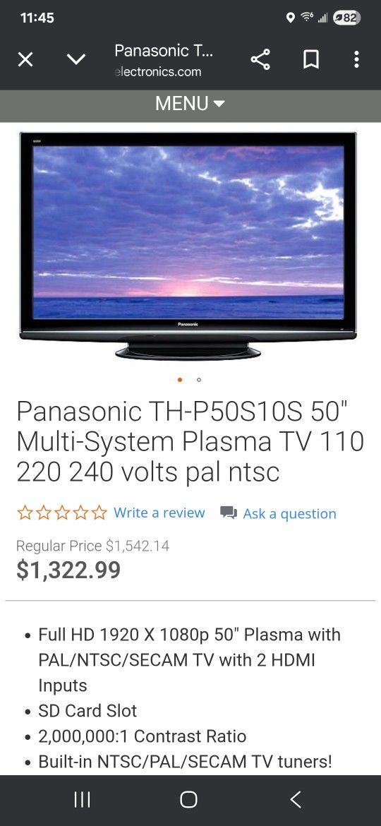 50 Inch PLASMA TV