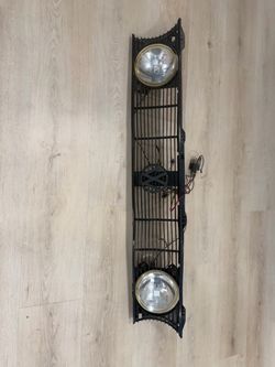 Genuine OEM VW MK1 GTI Twin Headlight Front Grill