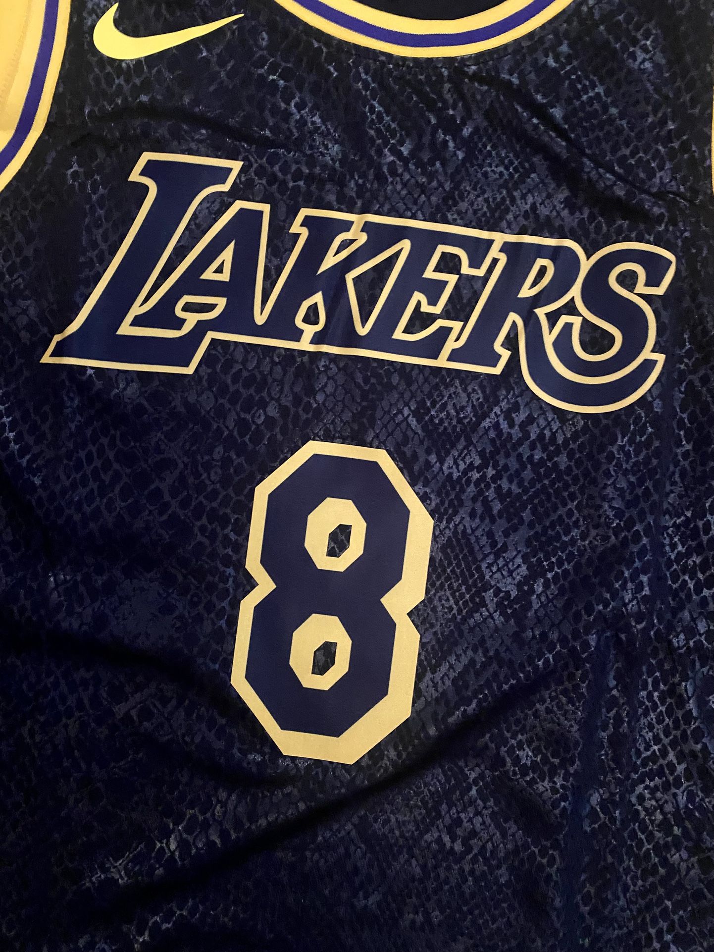 Black Lakers Kobe Bryant Nike Jersey #8/24