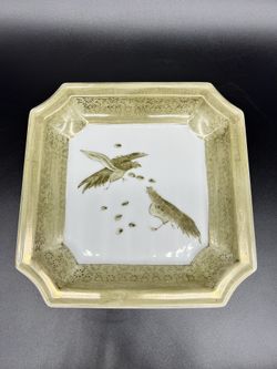 Vintage Hand Pained Decorative Plate