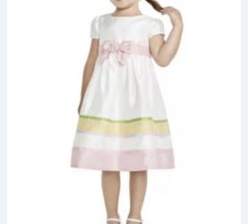 Gymboree Girls Easter/spring Dress 2T White/pink