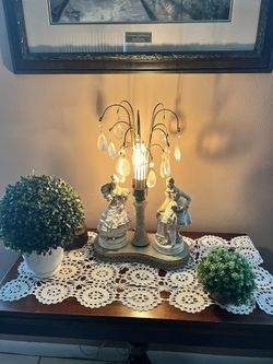 Vintage Waterfall Lamp 1950s