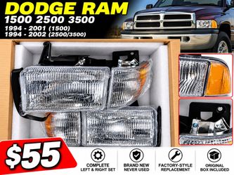 Dodge Ram 1(contact info removed) 3500 Headlights Set