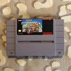 Super Nintendo Game Super Mario Kart