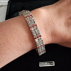 Sterling Marcasite Bracelet 