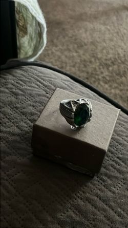 Stainless steel vintage ring