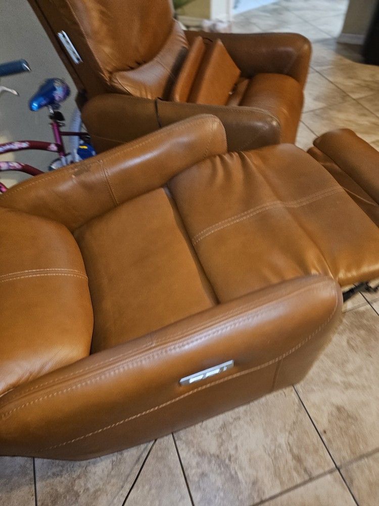 2 Sillones De Cuero  Free ..