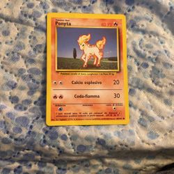 (rare Ponyta) This card is in mint condition