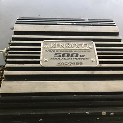 Kenwood 4channel Amp