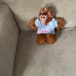 ALF Plush Hand Puppet Wearing Hawaiian Shirt