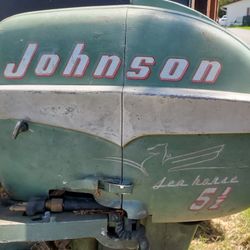 1955 Johnson Seahorse 5.5 Hp motorboat engine