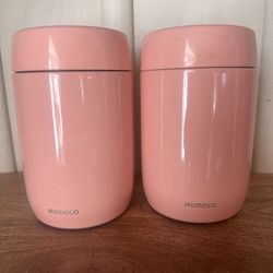 2 Pink Soup Thermal Bottle Containers
