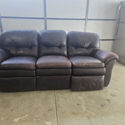 Laz Boy Leather Couch