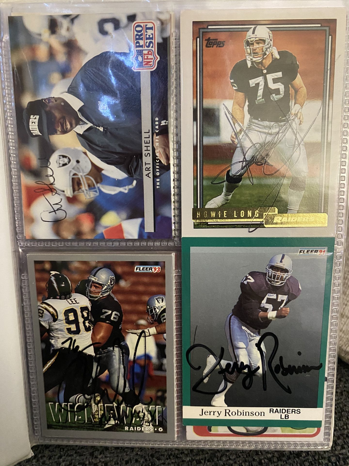 Autographed Football Cards (Some 70s, 80s, 90s)