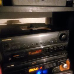 Pioneer Receiver And Laser Disc Player